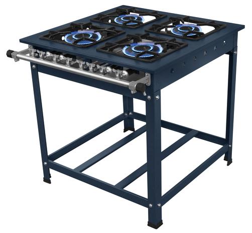 Fogão Industrial 4 Bocas Duplas P7 BP Forno 90L JL COLOMBO Menor preço em Fogão Industrial 4 Bocas Duplas P7 BP Forno 90L JL COLOMBO