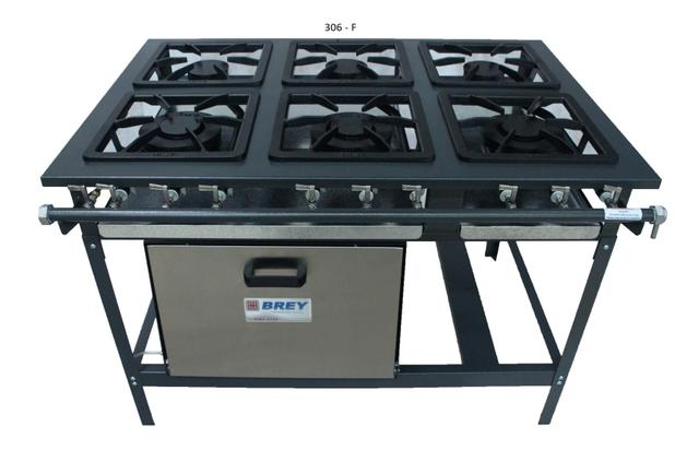 Fogão Industrial 6 bocas - Baixa Pressão - 40x40 - Canto cozinha - Forno - Metal brey é boa?