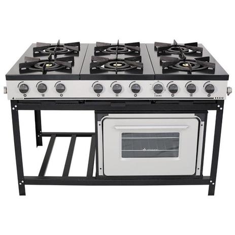 Fogão Industrial 6 Bocas Com Forno Linha Bravo BR6BF - Venâncio é ruim? Fogão Industrial 6 Bocas Com Forno Linha Bravo BR6BF - Venâncio é boa?