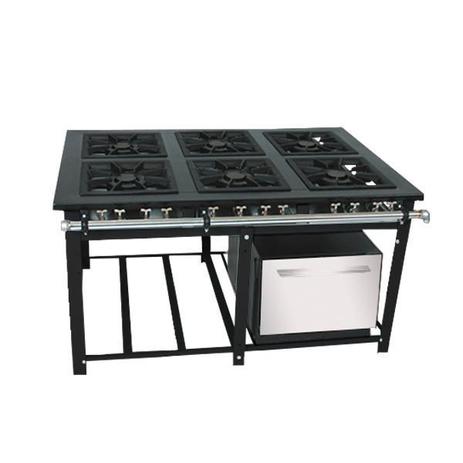 Fogão Industrial 6 Bocas Duplas com Forno Linha Maxi - Venâncio M6FD6 Menor preço em Fogão Industrial 6 Bocas Duplas com Forno Linha Maxi - Venâncio M6FD6