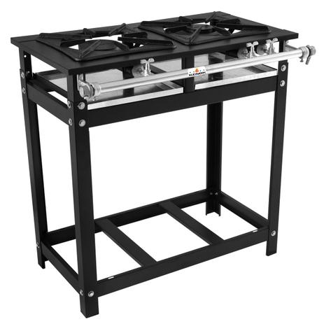 Fogão Industrial Kenok FBEC2B.303 1 Boca Simples E 1 Boca Dupla Menor preço em Fogão Industrial Kenok FBEC2B.303 1 Boca Simples E 1 Boca Dupla