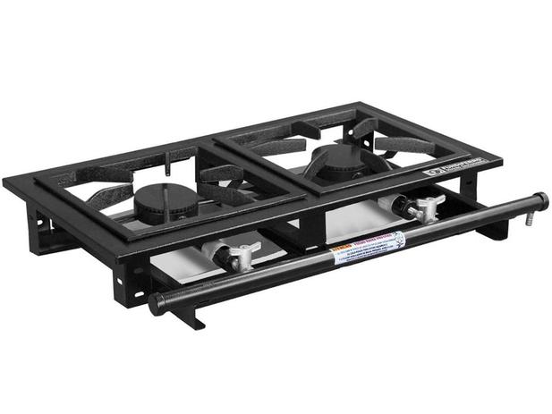 Fogao Industrial Mesa 2 Bocas 20x20 Sem Forno Baixa Pressão Light - Mr fogoes Menor preço em Fogao Industrial Mesa 2 Bocas 20x20 Sem Forno Baixa Pressão Light - Mr fogoes