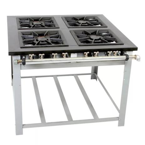Fogão Industrial Venâncio 4 Bocas Duplas em Módulo Grelhas 40x40cm Linha Maxi MM4D Menor preço em Fogão Industrial Venâncio 4 Bocas Duplas em Módulo Grelhas 40x40cm Linha Maxi MM4D