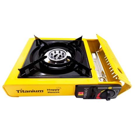 Fogareiro fogão camping portátil gás titanium é boa?