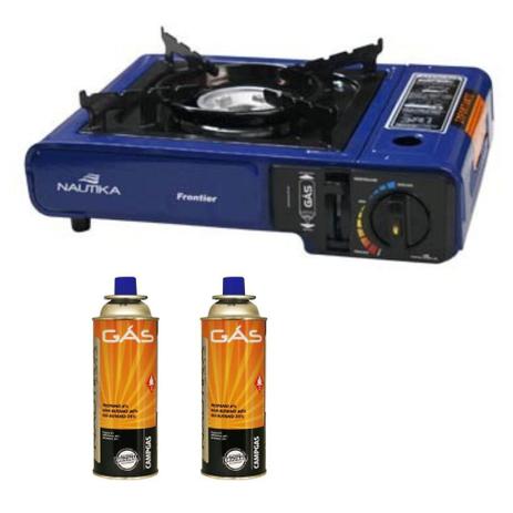 Fogareiro Fogão Frontier Nautika + 2 Cartucho Campgás 230g é boa?
