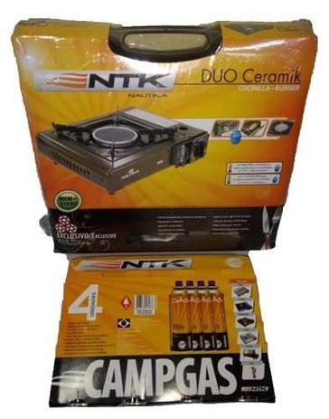 Fogareiro Fogao Queimador Ceramico Nautika + 4 Refil Ntk Menor preço em Fogareiro Fogao Queimador Ceramico Nautika + 4 Refil Ntk