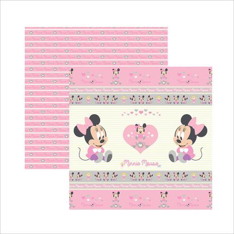 Menor preço em Folha para Scrapbook Dupla Face Disney Toke e Crie Baby Minnie 1 Fitas e Rótulos - 19317 - SDFD023