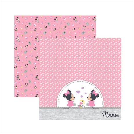 Folha para Scrapbook Dupla Face Disney Toke e Crie Baby Minnie 2 Brinquedos - 19322 - SDFD028 Menor preço em Folha para Scrapbook Dupla Face Disney Toke e Crie Baby Minnie 2 Brinquedos - 19322 - SDFD028