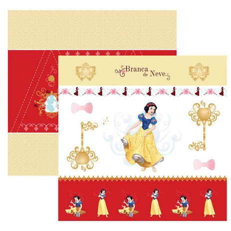 Folha para Scrapbook Dupla Face Disney Toke e Crie Branca de Neve 1 Cenário e Bandeirolas - 19561 - SDFD76 Menor preço em Folha para Scrapbook Dupla Face Disney Toke e Crie Branca de Neve 1 Cenário e Bandeirolas - 19561 - SDFD76