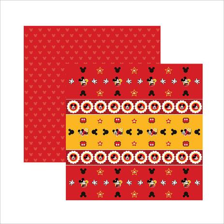Folha para Scrapbook Dupla Face Disney Toke e Crie Mickey Mouse 1 Forminhas e Toppers - 19308 - SDFD014 Menor preço em Folha para Scrapbook Dupla Face Disney Toke e Crie Mickey Mouse 1 Forminhas e Toppers - 19308 - SDFD014