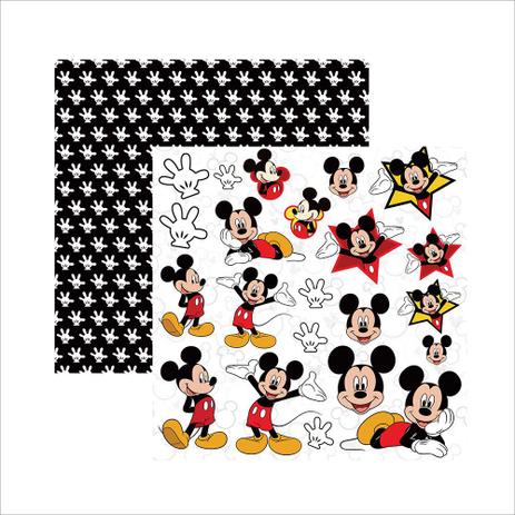 Folha para Scrapbook Dupla Face Disney Toke e Crie Mickey Mouse 2 Recortes - 19313 - SDFD019 Menor preço em Folha para Scrapbook Dupla Face Disney Toke e Crie Mickey Mouse 2 Recortes - 19313 - SDFD019