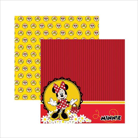 Folha para Scrapbook Dupla Face Disney Toke e Crie Minnie Mouse 2 Paisagem - 19301 - SDFD007 Menor preço em Folha para Scrapbook Dupla Face Disney Toke e Crie Minnie Mouse 2 Paisagem - 19301 - SDFD007