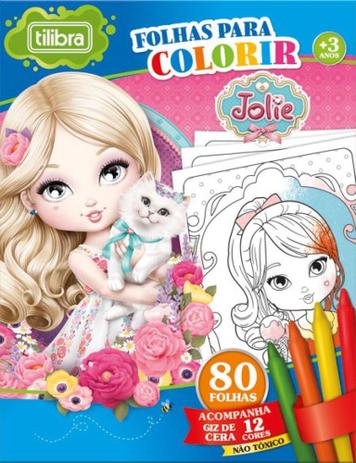 Folhas Para Colorir Mini Com Giz de Cera Jolie Tilibra Menor preço em Folhas Para Colorir Mini Com Giz de Cera Jolie Tilibra