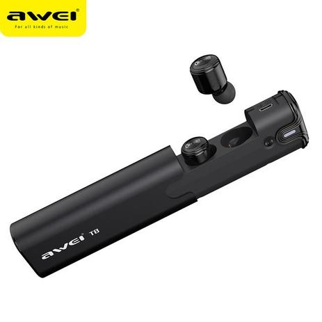 Fone de Ouvido Awei T8 Preto Menor preço em Fone de Ouvido Awei T8 Preto