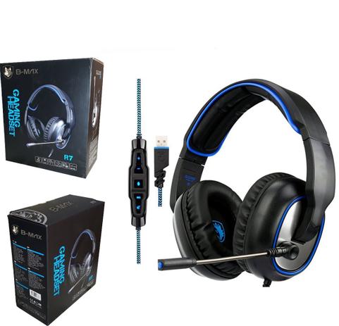 Fone De Ouvido B-max Gamer Usb 7.1 C/ Microfone Menor preço em Fone De Ouvido B-max Gamer Usb 7.1 C/ Microfone