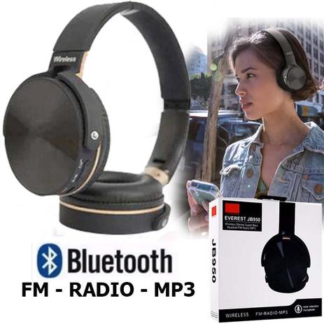 Fone de Ouvido Bluetooth Everest JB950 Recarregavel Micro SD Radio FM - Brasny Menor preço em Fone de Ouvido Bluetooth Everest JB950 Recarregavel Micro SD Radio FM - Brasny