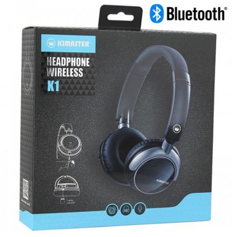 Fone de Ouvido Bluetooth Headphone K1 - Kimaster Menor preço em Fone de Ouvido Bluetooth Headphone K1 - Kimaster