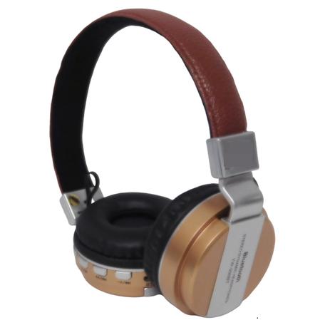 Fone De Ouvido Bluetooth Jb55 Wireless Dourado Headset Fm Mp3 Radio Universal é boa?