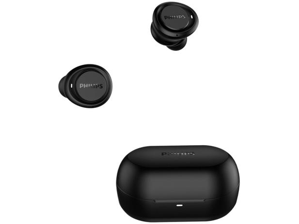 Fone de Ouvido Bluetooth Philips TAT1215BK/97 Intra-auricular True Wireless com Microfone Preto