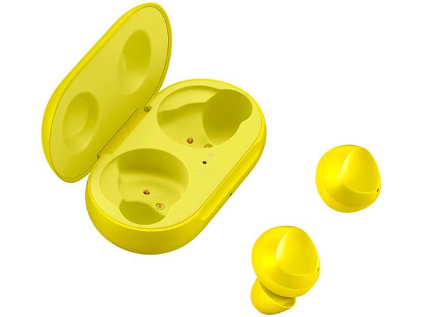 Fone de Ouvido Bluetooth Samsung Buds Galaxy - Intra-auricular com Microfone Amarelo Menor preço em Fone de Ouvido Bluetooth Samsung Buds Galaxy - Intra-auricular com Microfone Amarelo