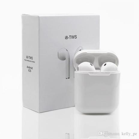 Menor preço em Fone De Ouvido Bluetooth Sem Fio Par Airpods I8 Tws Iphone 6 7 8 X XS Ios Android