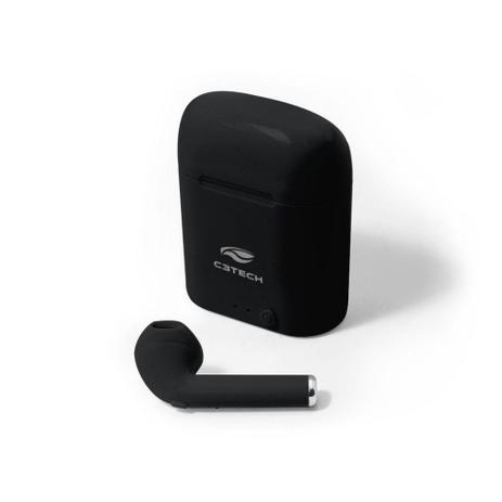 Fone de Ouvido C3Tech EP-TWS-20BK Intra Auricular Bluetooth 5.0 Tws - Preto Menor preço em Fone de Ouvido C3Tech EP-TWS-20BK Intra Auricular Bluetooth 5.0 Tws - Preto