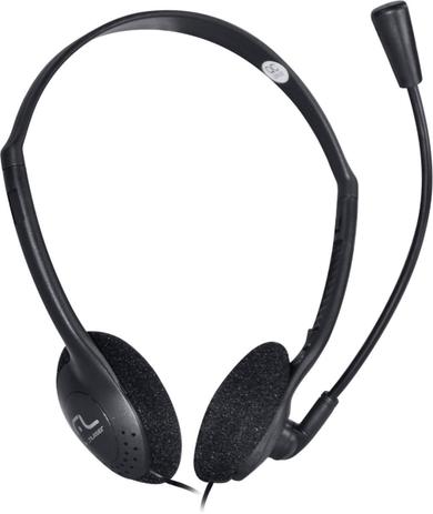 Fone de ouvido com microfone headset ph002 preto - Multilaser Menor preço em Fone de ouvido com microfone headset ph002 preto - Multilaser