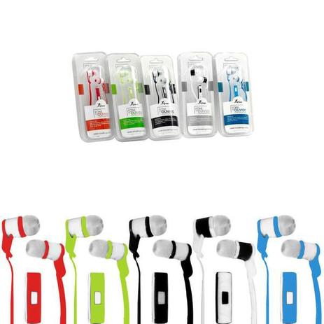 Fone de Ouvido com Microfone KP-389 Branco Preto - Knup é boa?