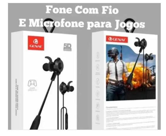 Fone de Ouvido Duplo com Fio e Microfone Gamer L26 - Genai - Fone de Ouvido  - Magazine Luiza