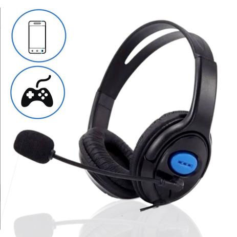 Fone De Ouvido Gamer Headset Para Ps4 Entrada P2 Smartphone - AQ Menor preço em Fone De Ouvido Gamer Headset Para Ps4 Entrada P2 Smartphone - AQ