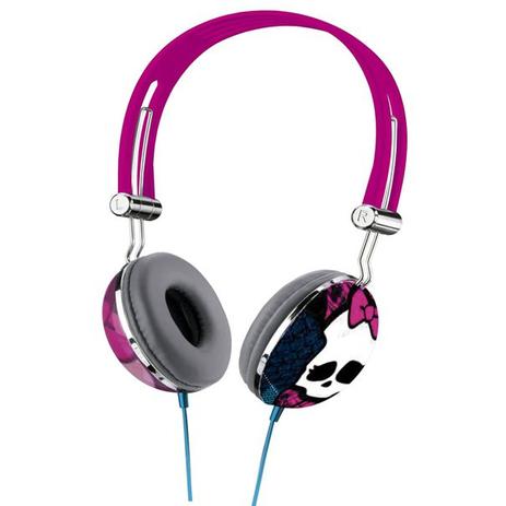 Fone de Ouvido HeadPhone Monster High Multikids Menor preço em Fone de Ouvido HeadPhone Monster High Multikids