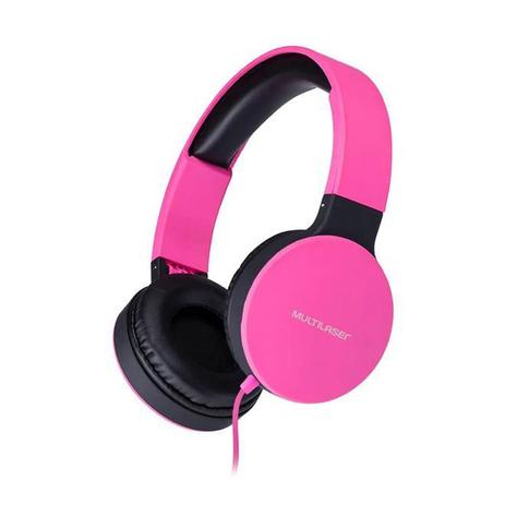 Fone de Ouvido Headphone Multilaser PH271 Dobrável P2 Rosa é boa?