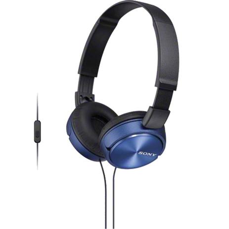 Fone de Ouvido Headphone Sony MDR-ZX310AP/L Azul - Sony-35 Menor preço em Fone de Ouvido Headphone Sony MDR-ZX310AP/L Azul - Sony-35