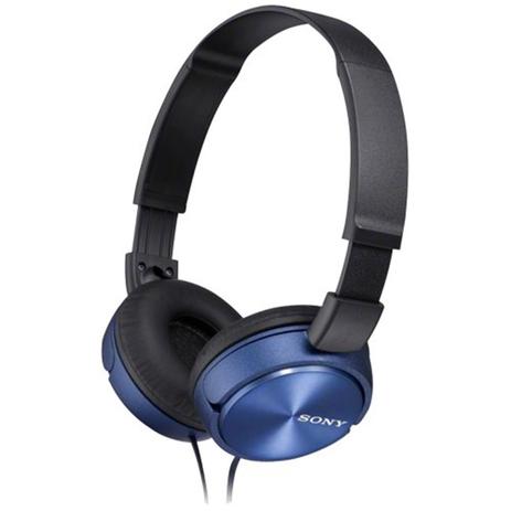 Fone De Ouvido Headphone Sony MDR-ZX310AP Microfone Integrado Azul Menor preço em Fone De Ouvido Headphone Sony MDR-ZX310AP Microfone Integrado Azul