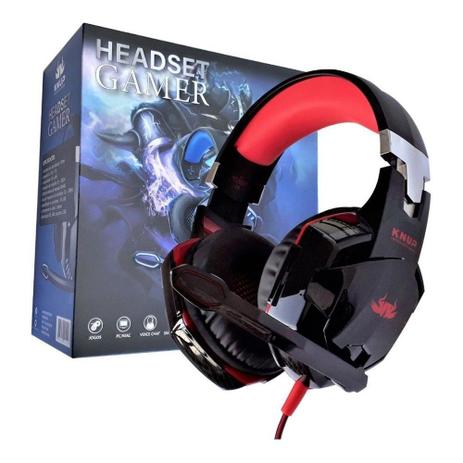 Fone de Ouvido Headset Gamer Knup Kp - 455a - Headset Gamer - Magazine Luiza