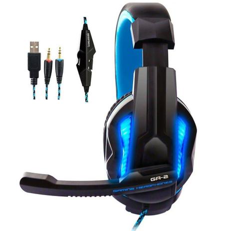 Fone De Ouvido Headset Gamer Microfone Hoopson Ga-2 Menor preço em Fone De Ouvido Headset Gamer Microfone Hoopson Ga-2