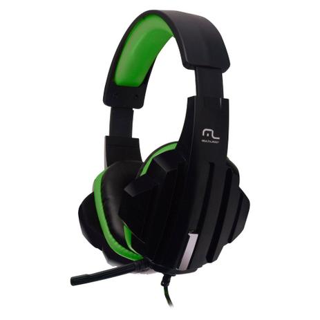 Fone de Ouvido Headset Gamer Verde PH123 Multilaser Menor preço em Fone de Ouvido Headset Gamer Verde PH123 Multilaser