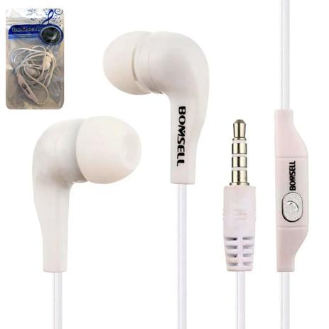 Fone de Ouvido In-ear Intra-auricular Android Resistente Branco Isolamento  de Ruído - SVS - Fone de Ouvido com Fio - Magazine Luiza