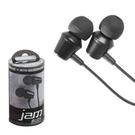 Fone de ouvido intra auricular com fio e microfone Jam Preto - Fone de  Ouvido com Fio - Magazine Luiza