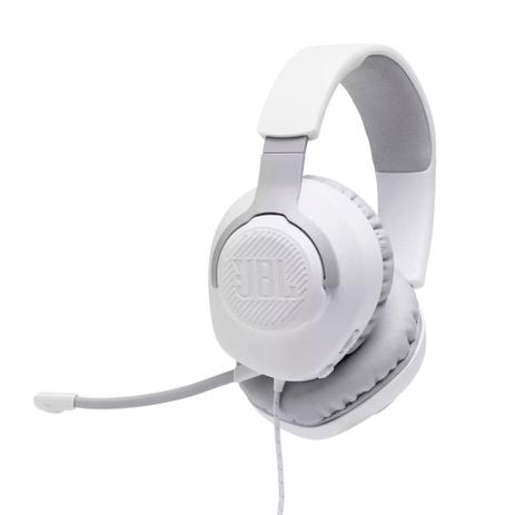 Fone de Ouvido JBL Quantum 100 Branco Headset Gamer com Microfone  Destacável e Controle de Volume - Headset Gamer - Magazine Luiza
