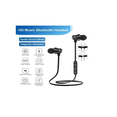 Fone De Ouvido Magnético Com Bluetooth Estéreo Esportivo - BT Headphone Menor preço em Fone De Ouvido Magnético Com Bluetooth Estéreo Esportivo - BT Headphone