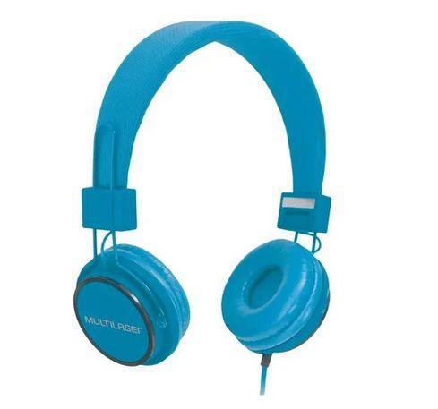 Fone de Ouvido Multilaser com Microfone Headphone fun Azul PH089 -  Headphone com Fio - Magazine Luiza