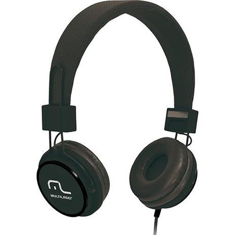 Fone de Ouvido Multilaser Headphone Fun Preto Menor preço em Fone de Ouvido Multilaser Headphone Fun Preto