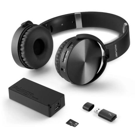 Fone de Ouvido Power Bank Micro SD MC250 Preto - Multilaser - Headphone -  Magazine Luiza