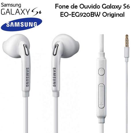 Fone de ouvido Samsung Galaxy S5 New Edition Branco Original - Fone de  Ouvido - Magazine Luiza