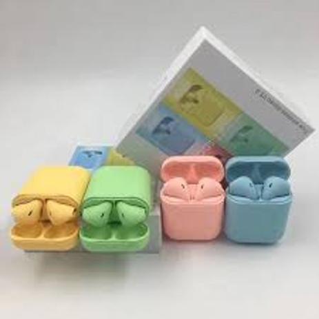 Fone bluetooth i12 colorido Clearance