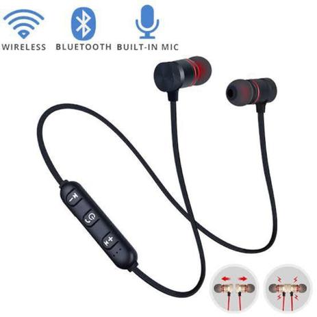 Fone De Ouvido Sem Fio Magnético Bluetooth C/ Microfone - Altomex Menor preço em Fone De Ouvido Sem Fio Magnético Bluetooth C/ Microfone - Altomex