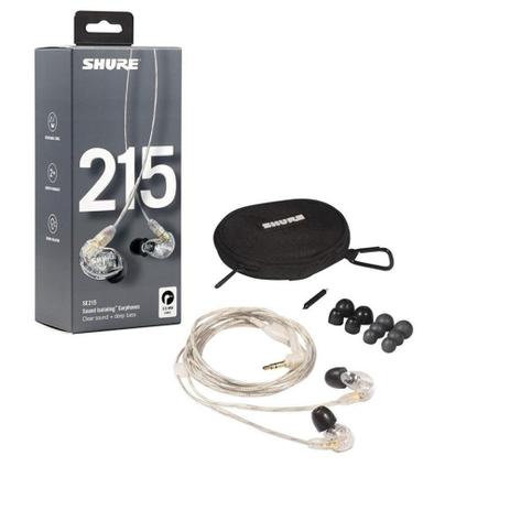 Fone de Ouvido Shure SE215 Original In-Ear Isolamento Acústico - Fone de  Ouvido - Magazine Luiza