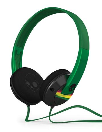 Fone de Ouvido Skullcandy estilo Headphone Uprock S5urdz-217 Verde Rasta Menor preço em Fone de Ouvido Skullcandy estilo Headphone Uprock S5urdz-217 Verde Rasta
