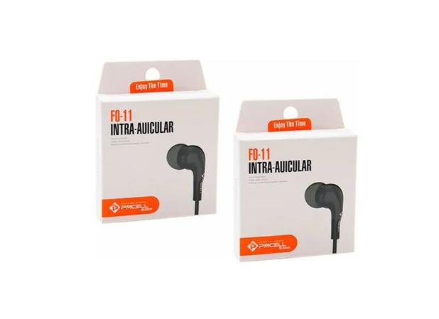 Fone de Ouvido Slim 999 - FO 11 - PMcell Branco - Fone de Ouvido com Fio -  Magazine Luiza